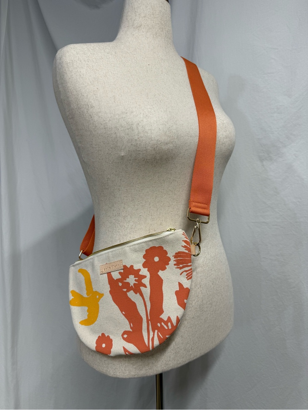 Erin Flett Crescent Crossbody Clutch Bag